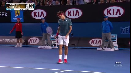 Nadal VS Federer - Australian Open 2014 - Semi-Final - Full Match HD_157