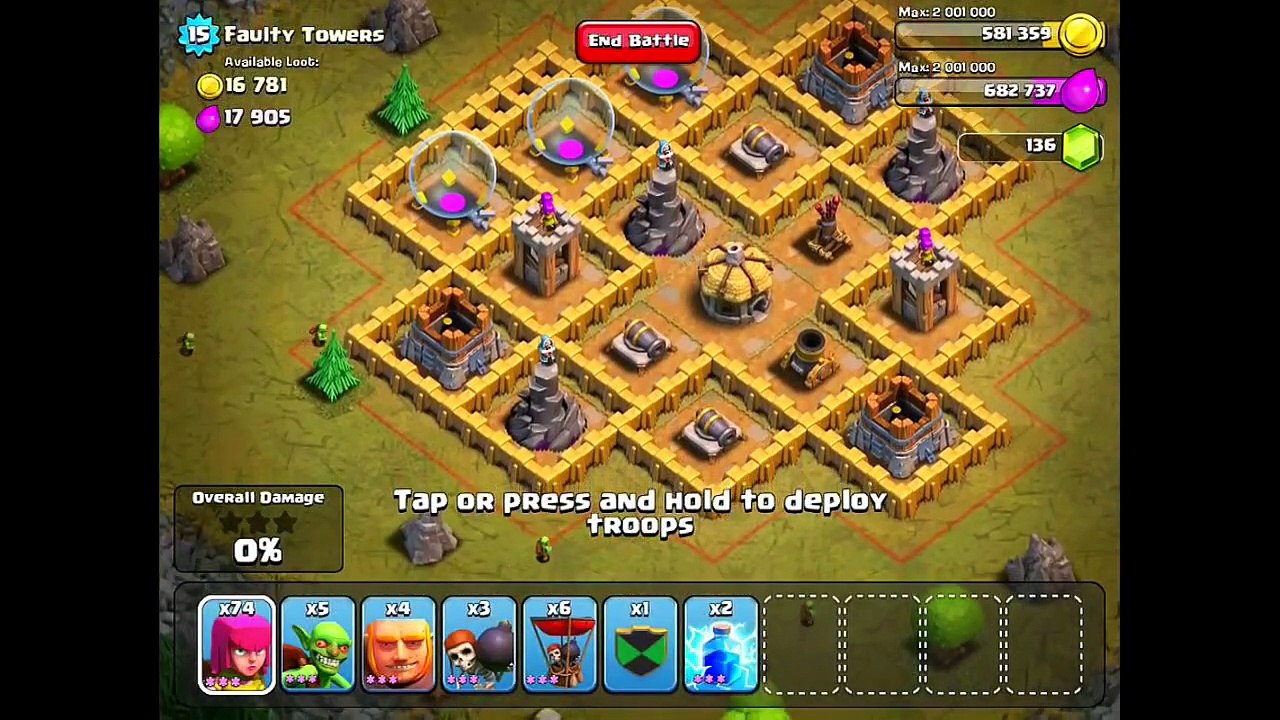 Clash of Clans Level 35 - Faulty Towers