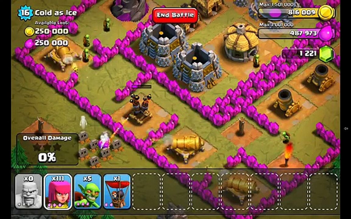 Clash of Clans Level 44 - Cold As Ice