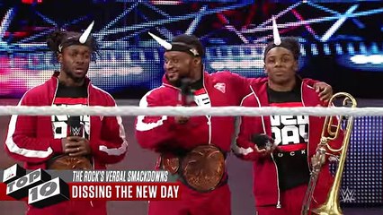 The Rock’s Best Verbal Smackdowns - WWE Top 10