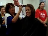 Beautiful Young Woman's Headshave 3