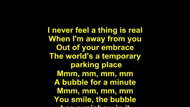 Ella Fitzgerald – It's Only A Paper Moon Lyrics