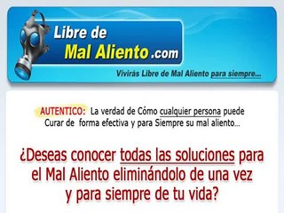 Como Vivir Libre De Mal Aliento Y Para Siempre