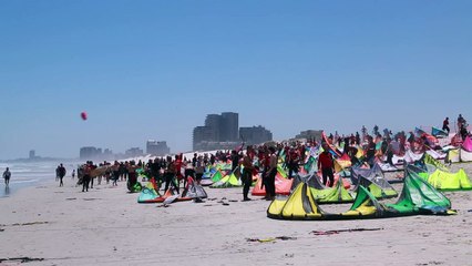 Kitesurfing-Weltrekord in Südafrika