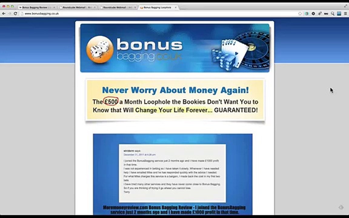Bonus Bagging Scam