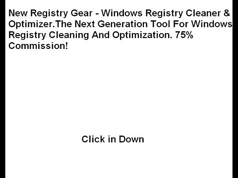 New Registry Gear Windows Registry Cleaner & Optimizer The Nex