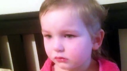 Three year old girl explains why she cut her hair