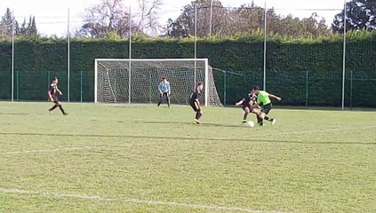 U 15 contre Monteux 0 à 2 en coupre Rhone Durance le 31.01.2016