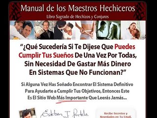 Manual De Los Maestros Hechiceros. Excelentes Ventas. 75% Comisión