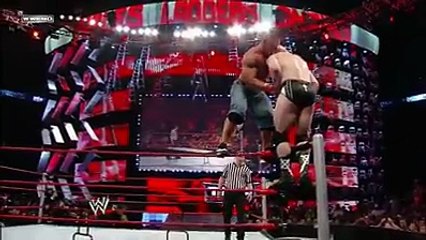 Shaemus defeated John Cena in TLC bad luck