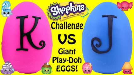 Descargar video: SHOPKINS CHALLENGE #6 - Giant Play Doh Surprise Eggs | Shopkins Baskets -  Awesome Toys TV