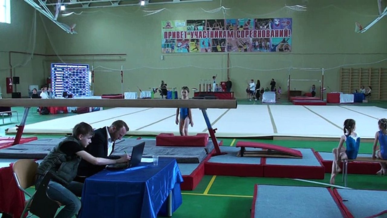 Спортивная гимнастика Бревно 3 юнешеский Сайко Виолетта