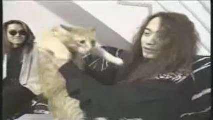 Pata and his cat and X Japan