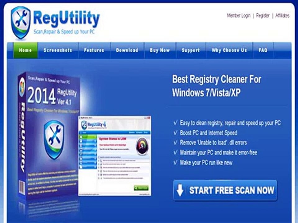 Regutility - Best Registry Cleaner For Windows 7vistaxp