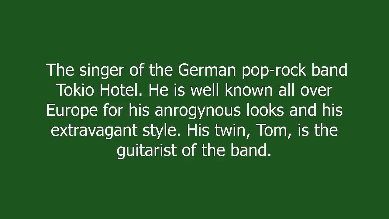 bill kaulitz meaning and pronunciation