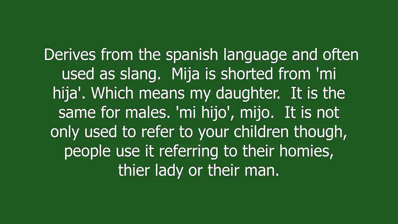 mija-meaning-and-pronunciation-video-dailymotion