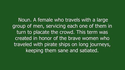 pirate hooker meaning and pronunciation