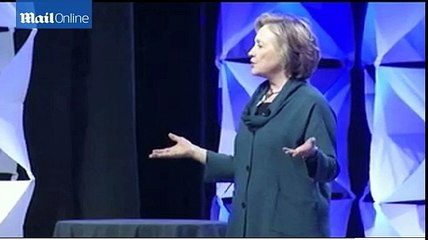 SEE Woman throws shoe at Hillary Clinton _ Daily Mail Online