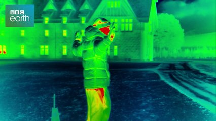 Shirtless Heat Loss Experiment In Freezing Conditions #Winterwatch - Earth Unplugged