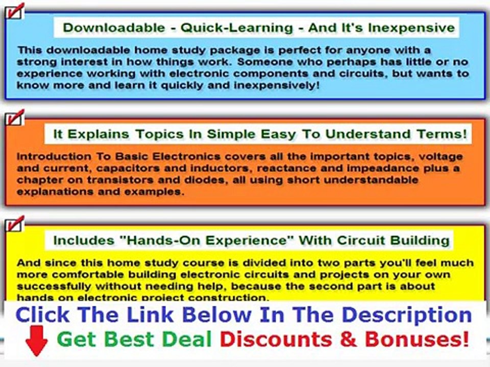 Introduction To Basic Electronics By Gregory S Carpenter Free Download +++ 50% OFF +++ Discount Link