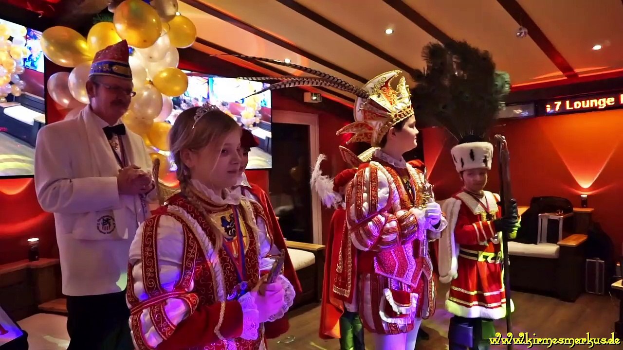 Horremer Kinderdreigestirn 2016 - Nubbel Auferstehung im Gleis 7 in Kerpen Horrem - Clip by kirmesmarkus