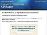 Hypnotic Communicator Certification Program