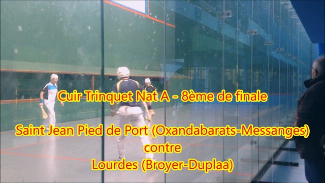 Saint Jean Pied de Port (Oxandabarats-Messanges) contre Lourdes (Broyer-Duplaa)