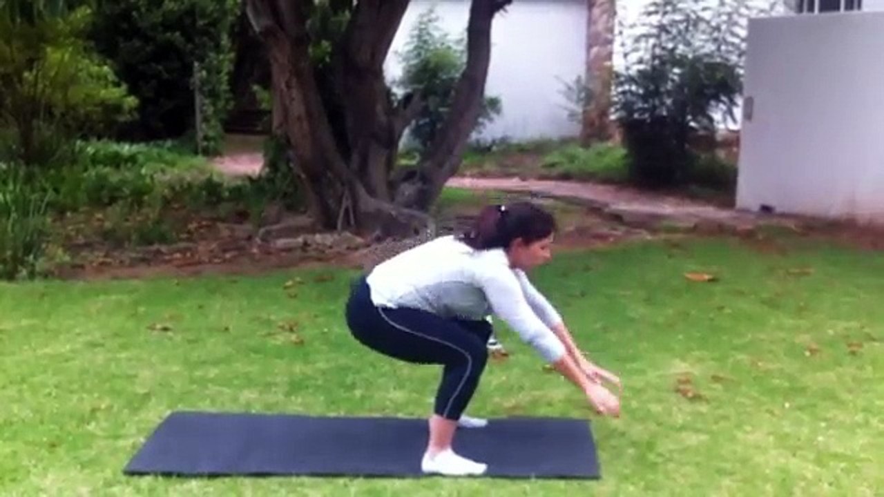 The SO Fit Club Post-preggie Challenge Week 7 TACFIT Squat