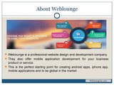 Weblounge – Web Design and Development, Mobile App Development Company