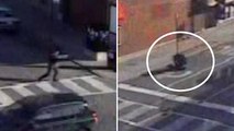 CCTV released of police shooting black teen