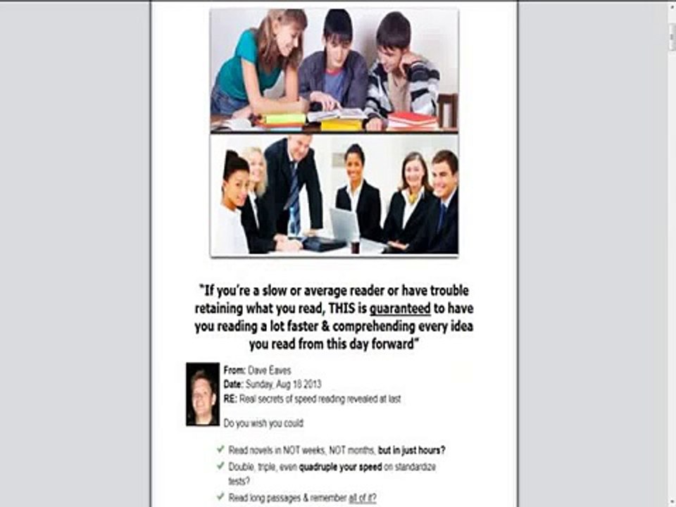Speed Reading Acceleration Secrets Course