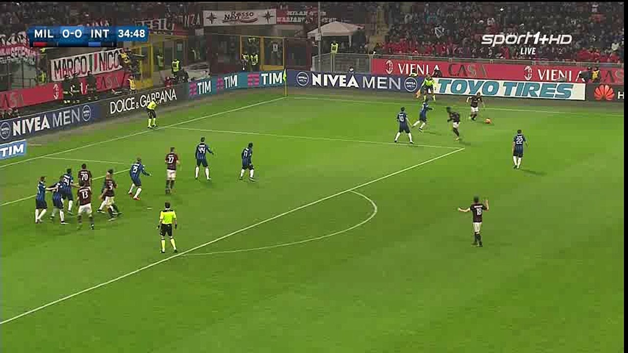 Alex Goal HD - AC Milan 1-0 Inter - 31-01-2016