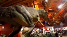 dinosaure dans le magasin Toys R us Time square New York City jurassic Park