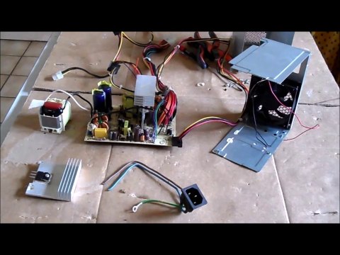 Tout ce que vous pouvez récupérer sur une alimentation d'ordinateur