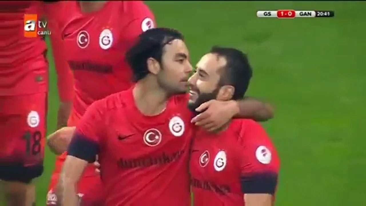 Galatasaray 3-1 Gaziantepspor Geniş Özet ve Goller (31_01_2016)