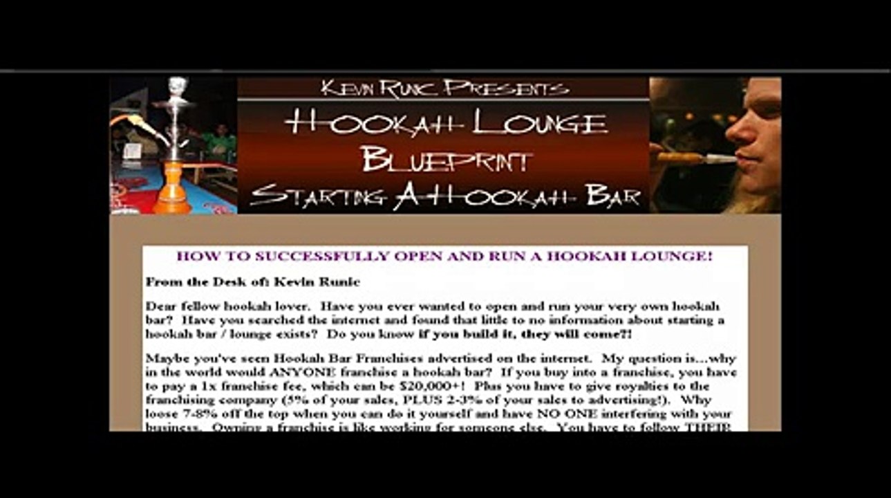 Hookah Bar Blueprint  Learn How to Start A Hookah Bar