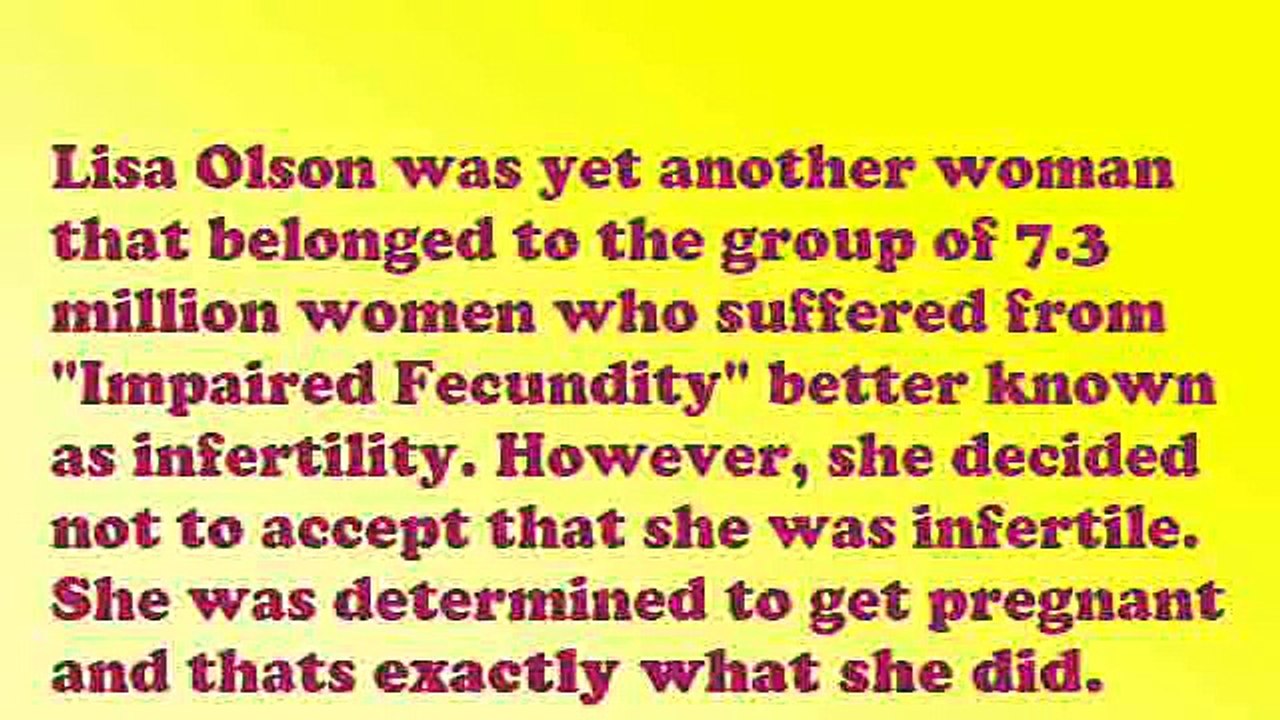 Pregnancy Miracle - The Revolutionary Infertility Healer