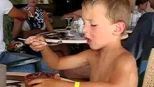 Pudding eten