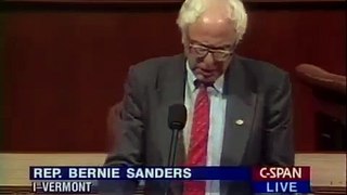 Bernie Sanders: Unions and Trickle Down Tax Breaks (9/27/1995)