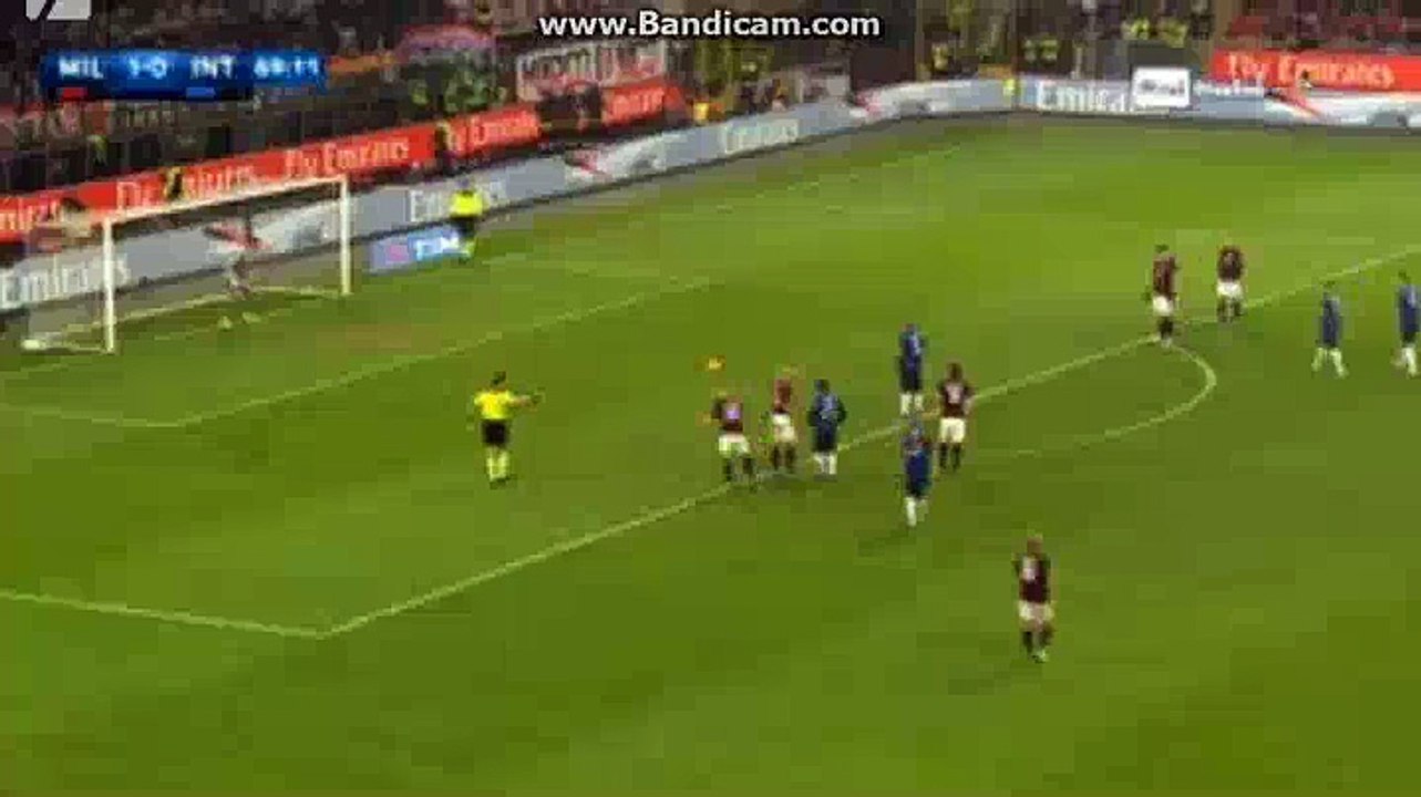 PENALTY MISS Mauro Icardi Milan 1-0 Inter Serie A