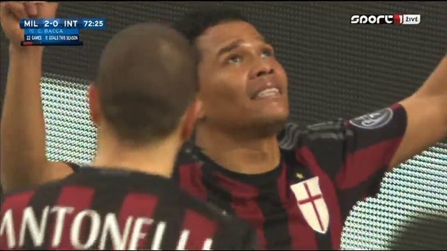 2-0 Carlos Bacca Goal HD - AC Milan v. Inter 31.01.2016 HD