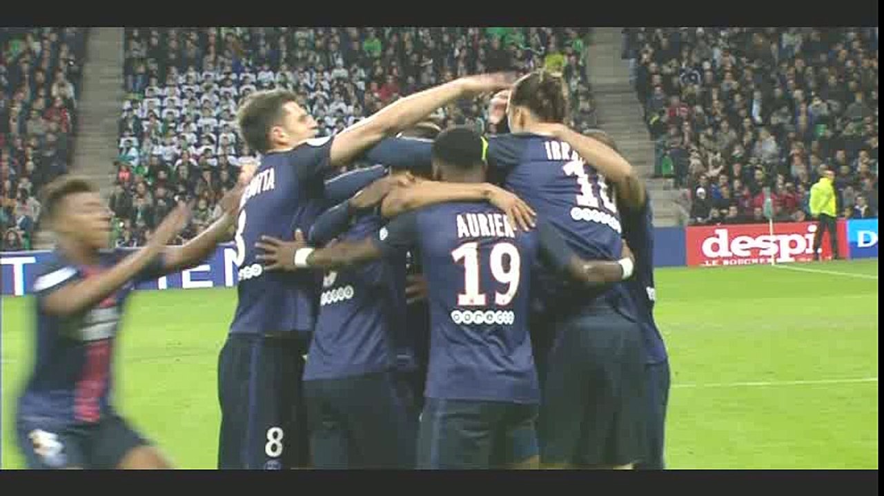 Zlatan Ibrahimović Goal HD - St Etienne 0-1 PSG...