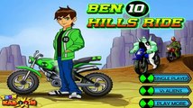 Ben10 Hills Ride- Ben10 Games
