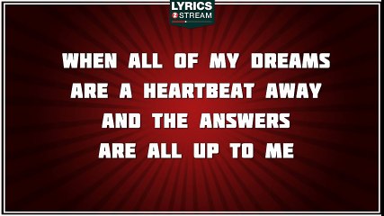 One Moment In Time - Whitney Houston tribute - Lyrics