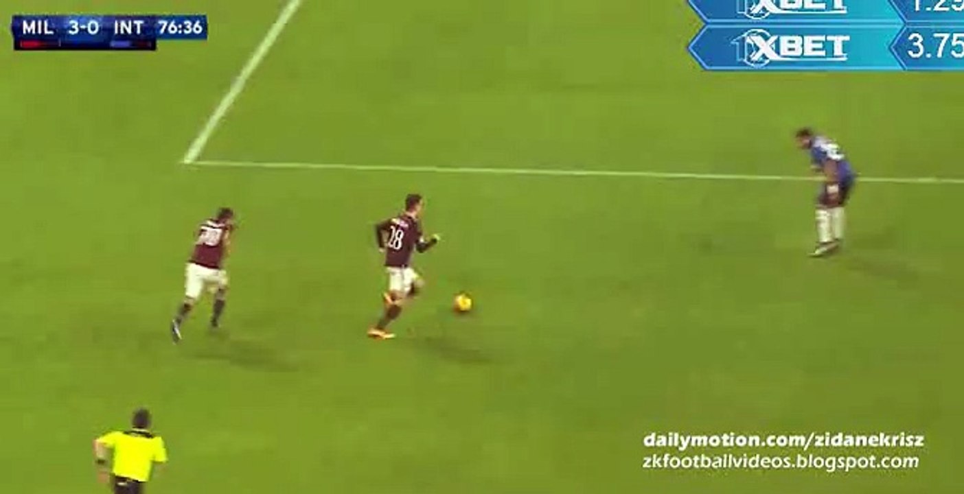 N'Baye Niang - AC Milan 3-0  Inter 31.01.2016 HD