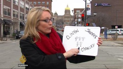 Iowa, the first US state to hold a caucus