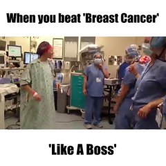 Breast Cancer Patient Dancing