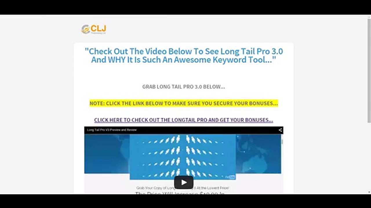 Long Tail Pro Keyword Tool V3 - A Closer Look And A Few Tricks To Rank!