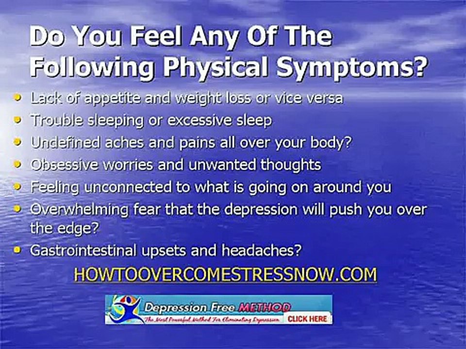 Depression free Method How to reduce stress
