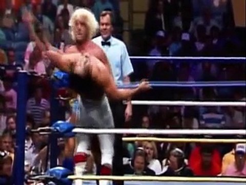 Ric Flair vs Ricky Steamboat Highlights Wrestlewar 1989